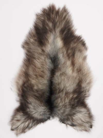 Grey icelandic sheepskin XL