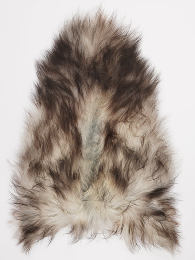 Grey icelandic sheepskin L