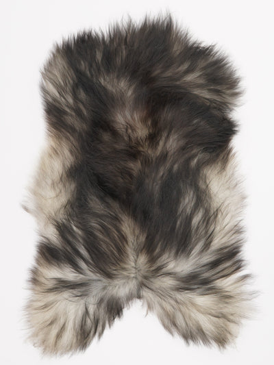 Grey icelandic sheepskin M