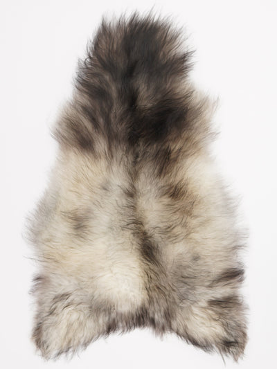 Grey icelandic sheepskin L