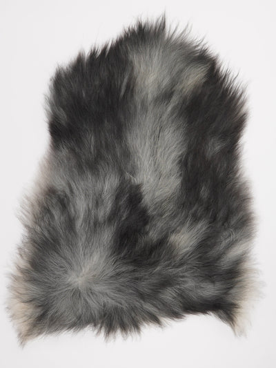 Icelandic Grey Sheepskin Rug L