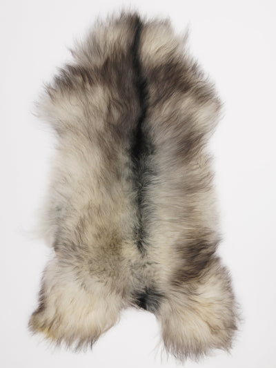 Grey icelandic sheepskin XL