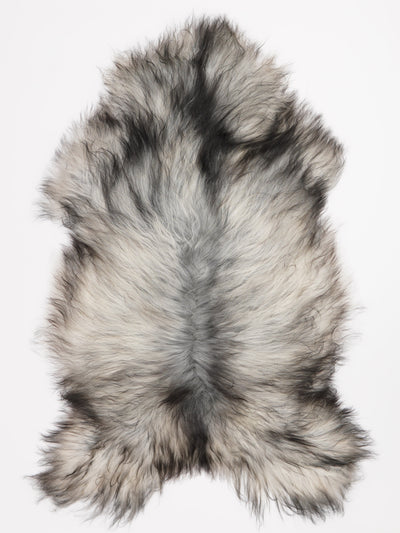 Grey icelandic sheepskin XL