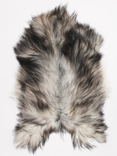 Grey icelandic sheepskin XL