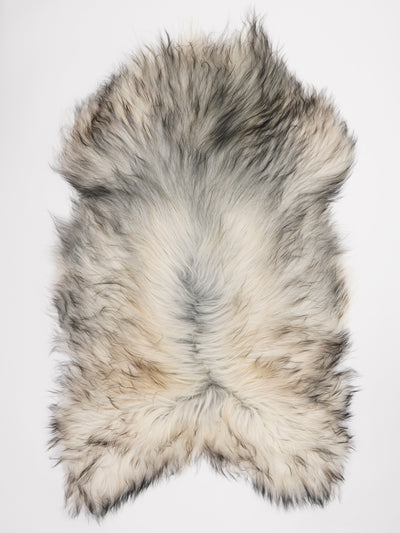 Grey icelandic sheepskin XXL