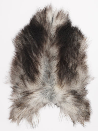 Grey icelandic sheepskin L