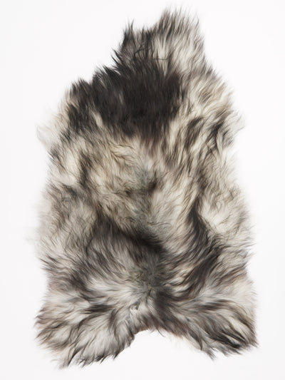 Grey icelandic sheepskin XL