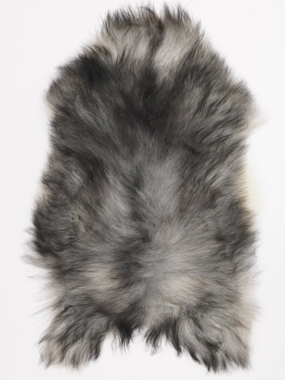 Grey icelandic sheepskin XL
