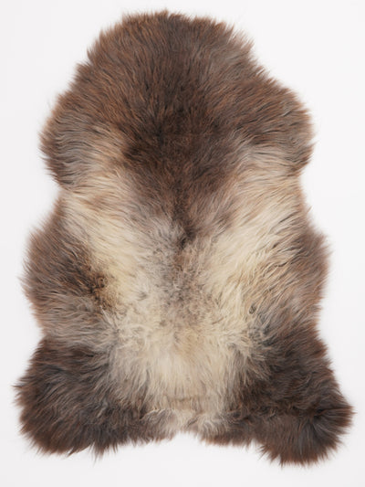Multi-coloured sheepskin XL