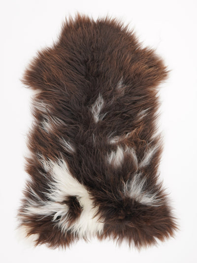 Multi-coloured sheepskin XL