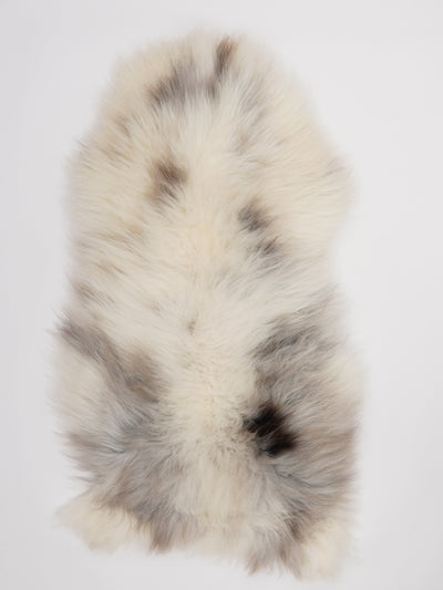 Multi-coloured sheepskin XL