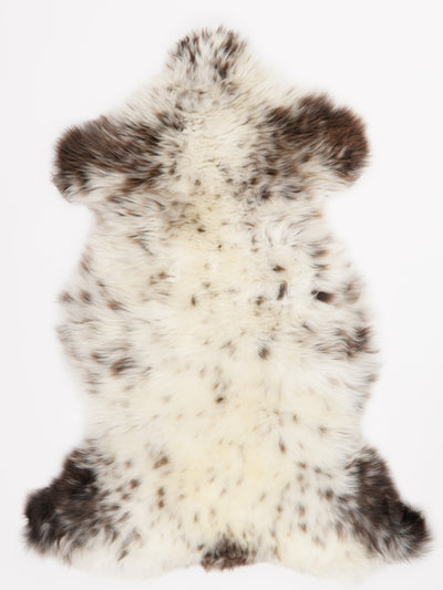 Multi-coloured sheepskin XL