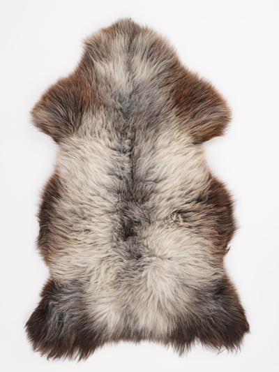 Multi-coloured sheepskin XL
