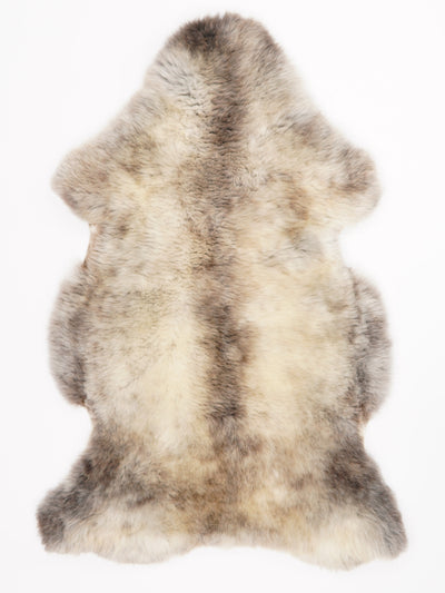Multi-coloured sheepskin XL
