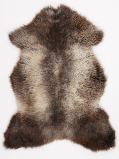 Multi-coloured sheepskin XL