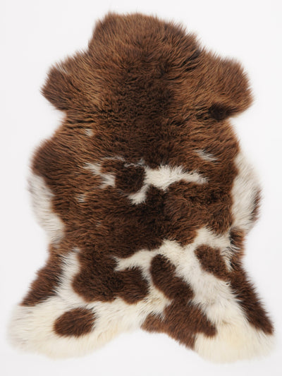 Multi-coloured sheepskin XL