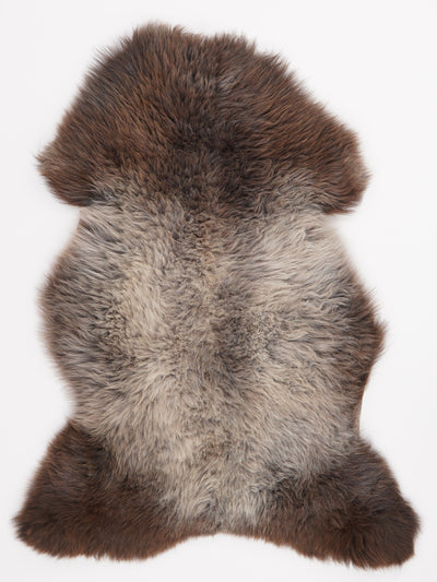Multi-coloured sheepskin XL