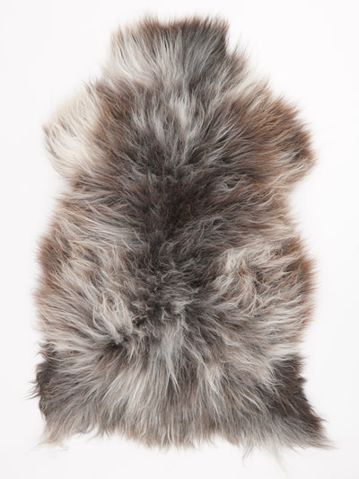 Multi-coloured sheepskin XL