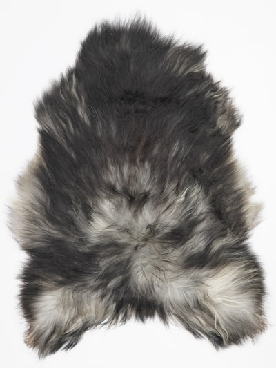 Grey icelandic sheepskin L