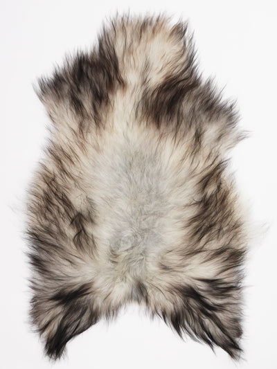 Icelandic Grey Sheepskin Rug L