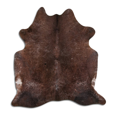 Champagne cowhide rug L