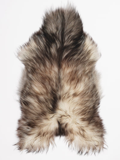 Icelandic Grey Sheepskin Rug L