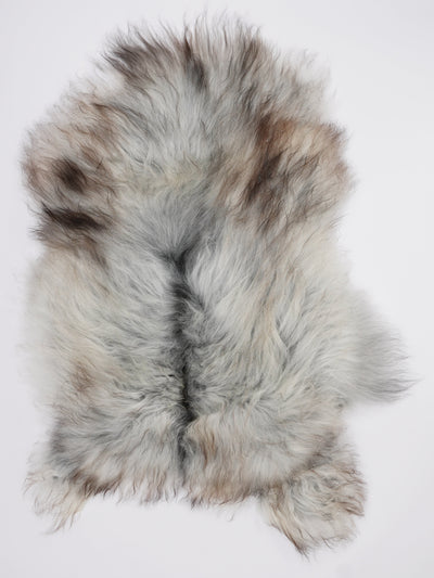 Pelle di pecora grigia islandese L