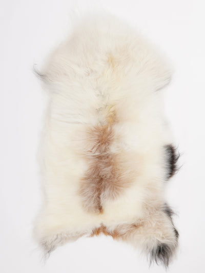 Icelandic Multicoloured Sheepskin Rug L