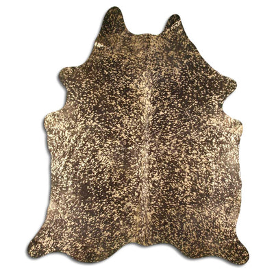 Cowhide rug "Gold" XXL