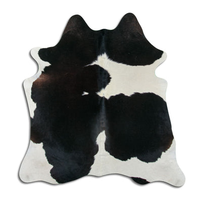Black and white cowhide M