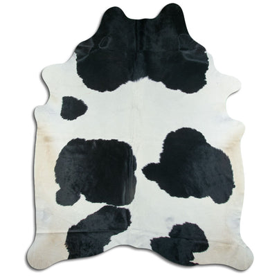 Pelle bovina bianco-nera XXXL