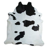Black and white cowhide rug XXL