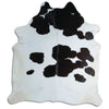 Black and white cowhide rug XXL