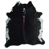 Brown and white cowhide rug XXL