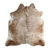 Champagne cowhide rug L