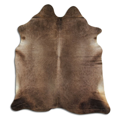 Champagne cowhide rug L