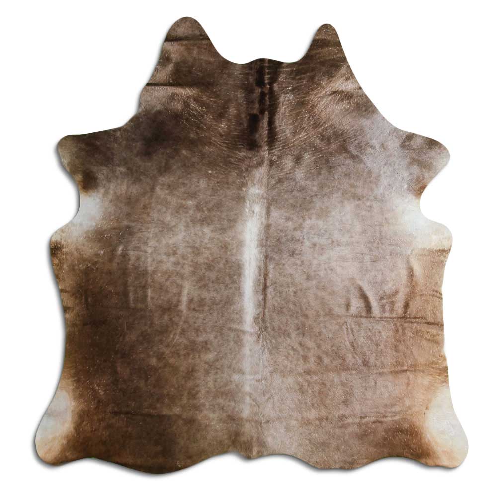 Tappeto in pelle di mucca champagne L