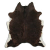 Champagne cowhide rug L