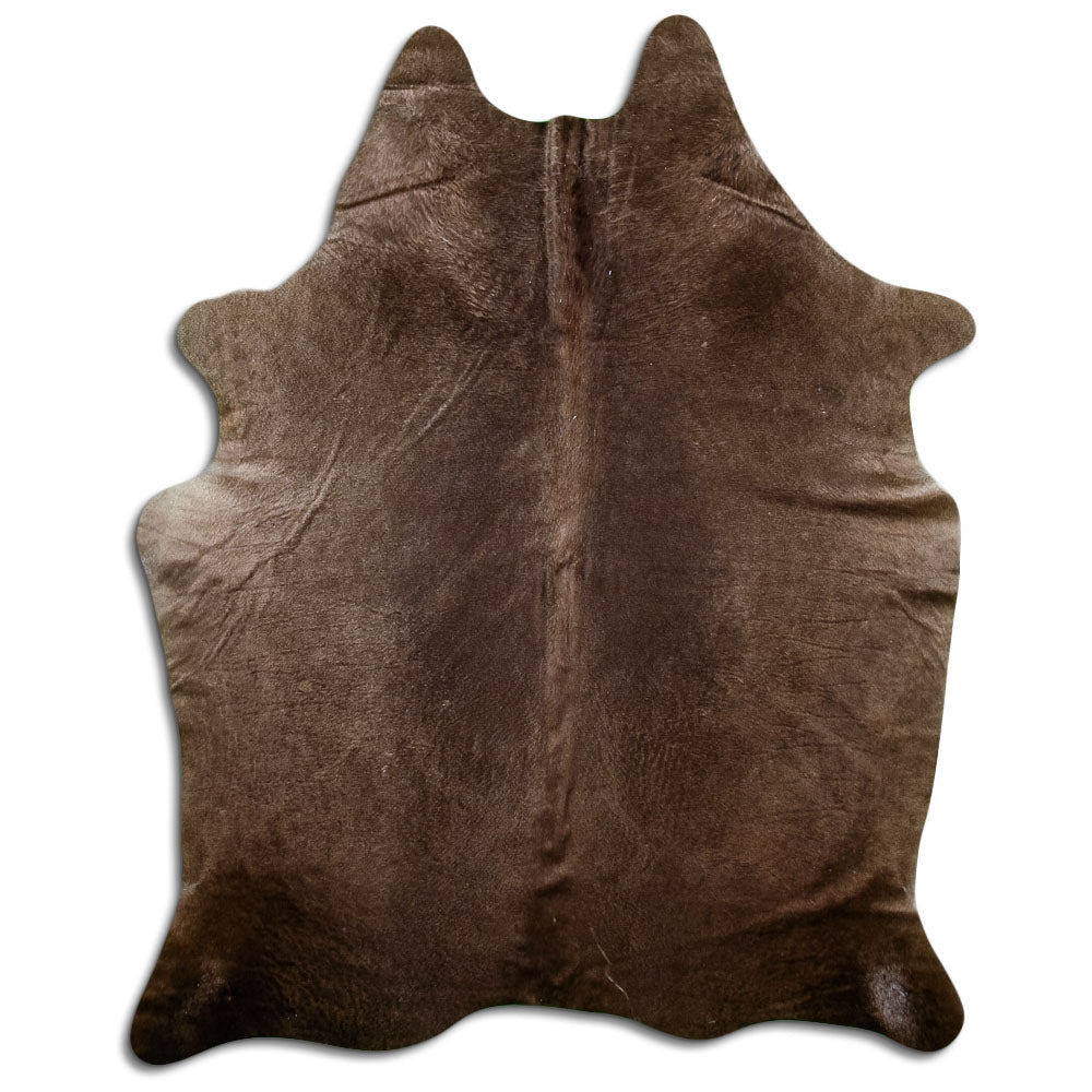 Champagne cowhide rug L