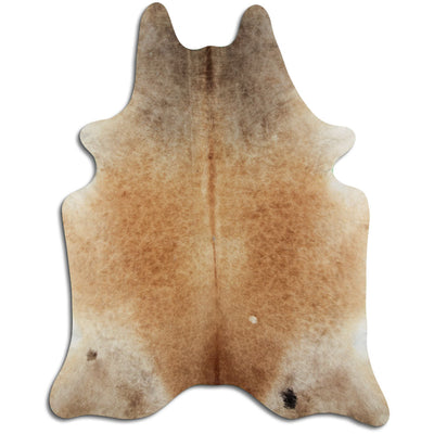 Champagne cowhide rug XXL