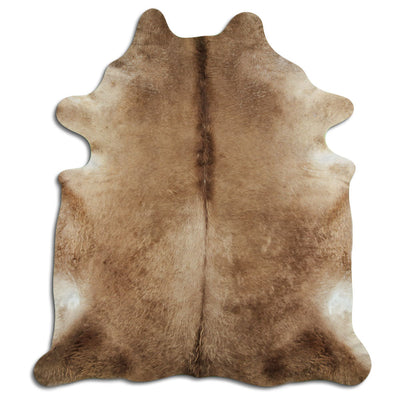 Champagne cowhide rug XXL