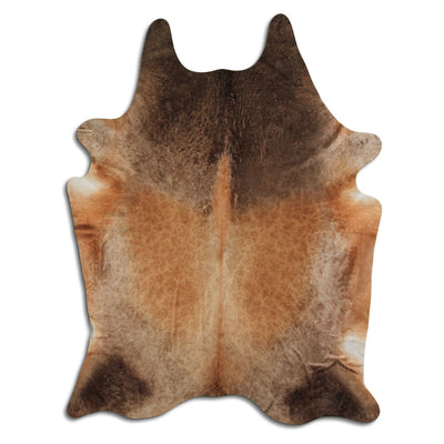 Champagne cowhide rug XXXL