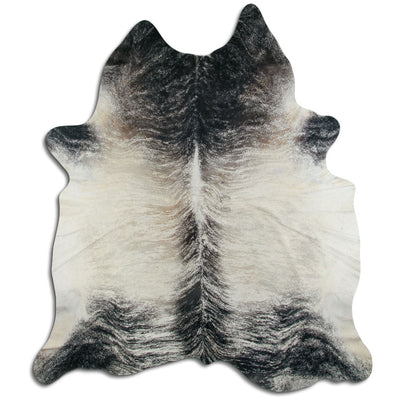 Grey cowhide rug XXXL