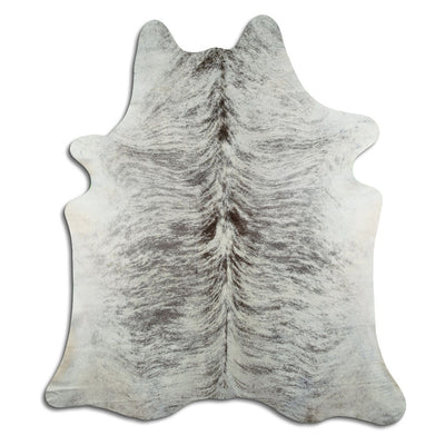 Grey cowhide rug XL