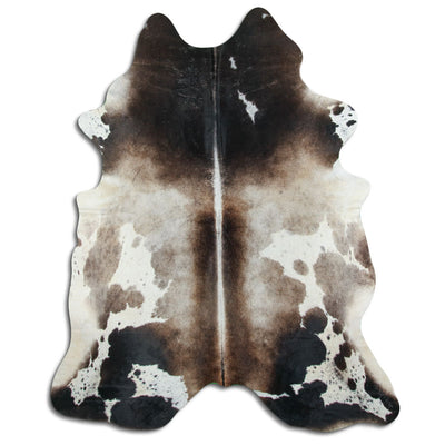 Grey cowhide rug XXL