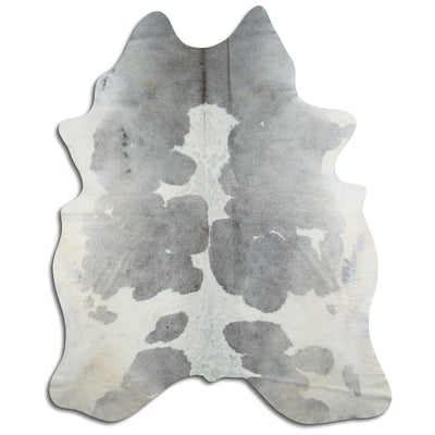 Grey cowhide rug XXXL