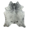 Salt and Pepper Exotic cowhide rug L