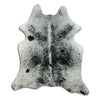 Salt and Pepper Exotic cowhide rug L
