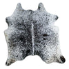 Tappeto in pelle di mucca Salt & Pepper XL