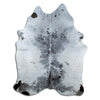 Salt and Pepper Exotic cowhide rug L